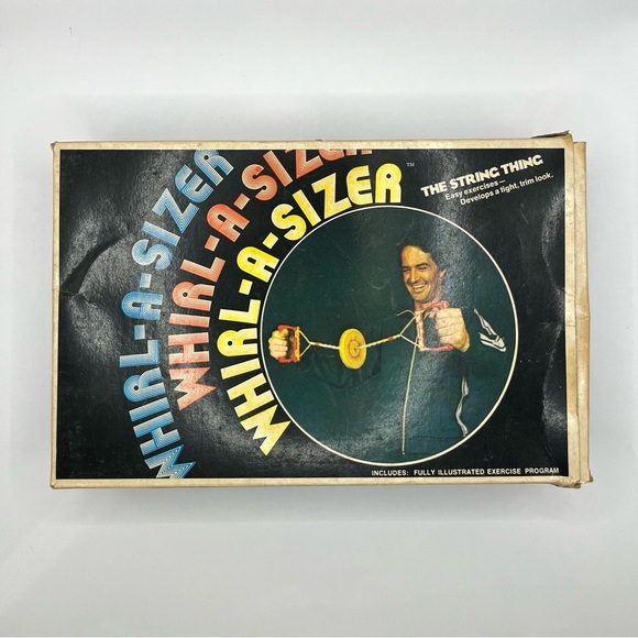Rare Vintage Whirl A Sizer Exercise Toy Equipment - Picture 1 of 4